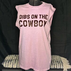 🤠Dibs on the Cowboy🤠 Muscle Tee